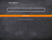 Tablet Screenshot of julia-model.net